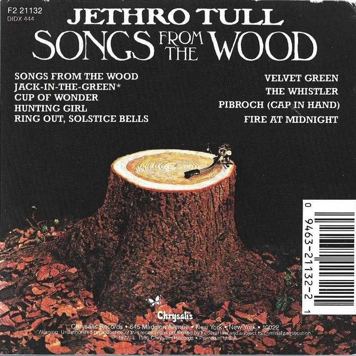 Jethro Tull - - - - - Songs From The Wood - - - - - CD