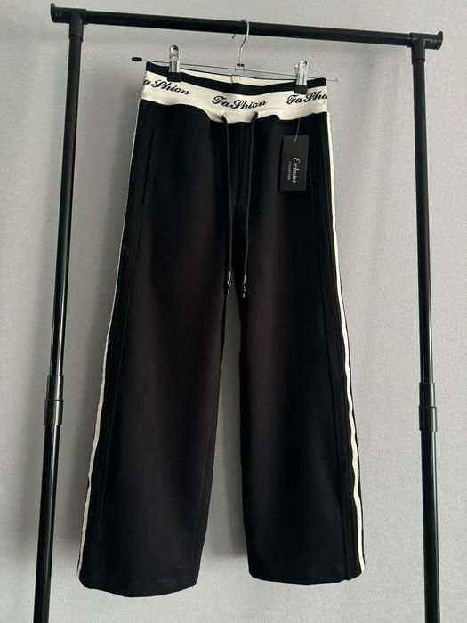 Палаццо з лампасами на флісі! Розміри 128-164! В НАЯВНОСТІ