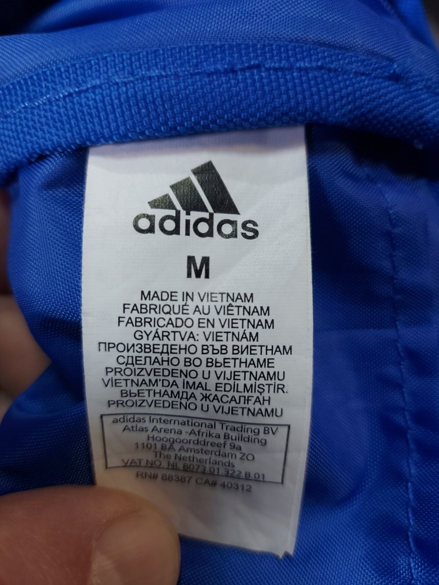 Спортивна сумка adidas B46120 Tiro Linear, розмір M, синя