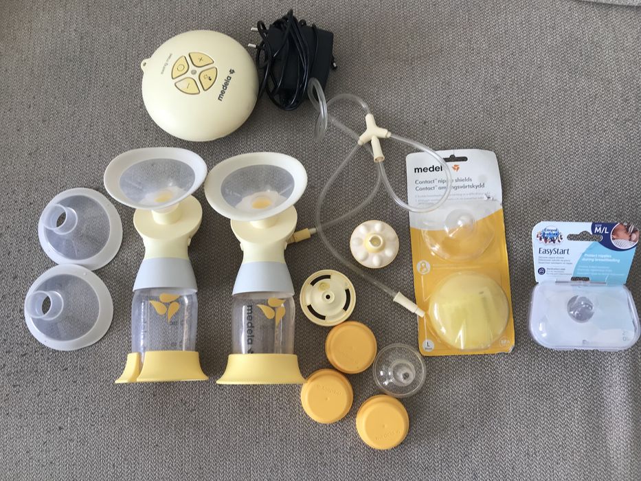 Medela Podwójny Laktator Swing Maxi plus 3 nowe Gratisy