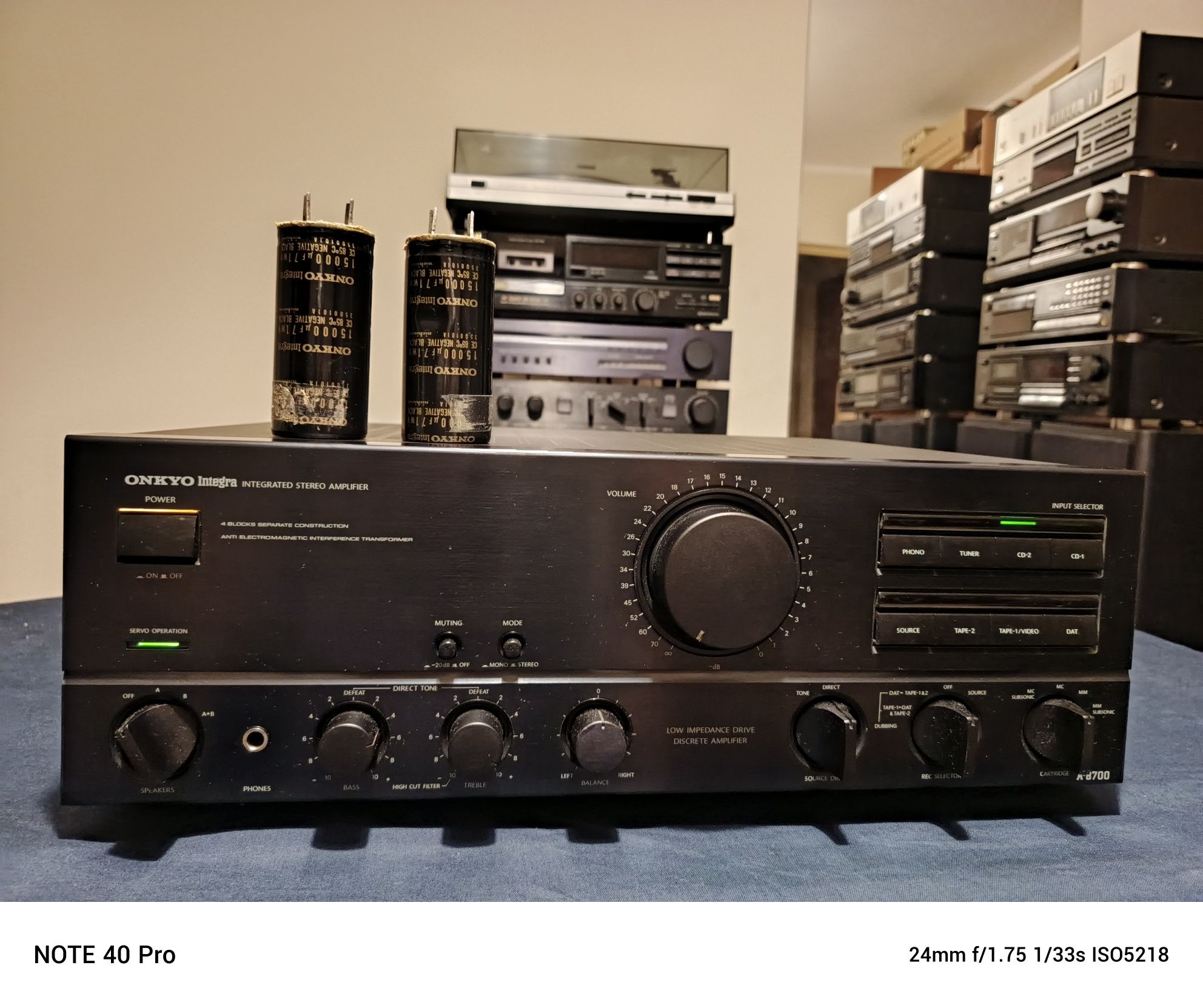 Onkyo integra wzmacniacz.
