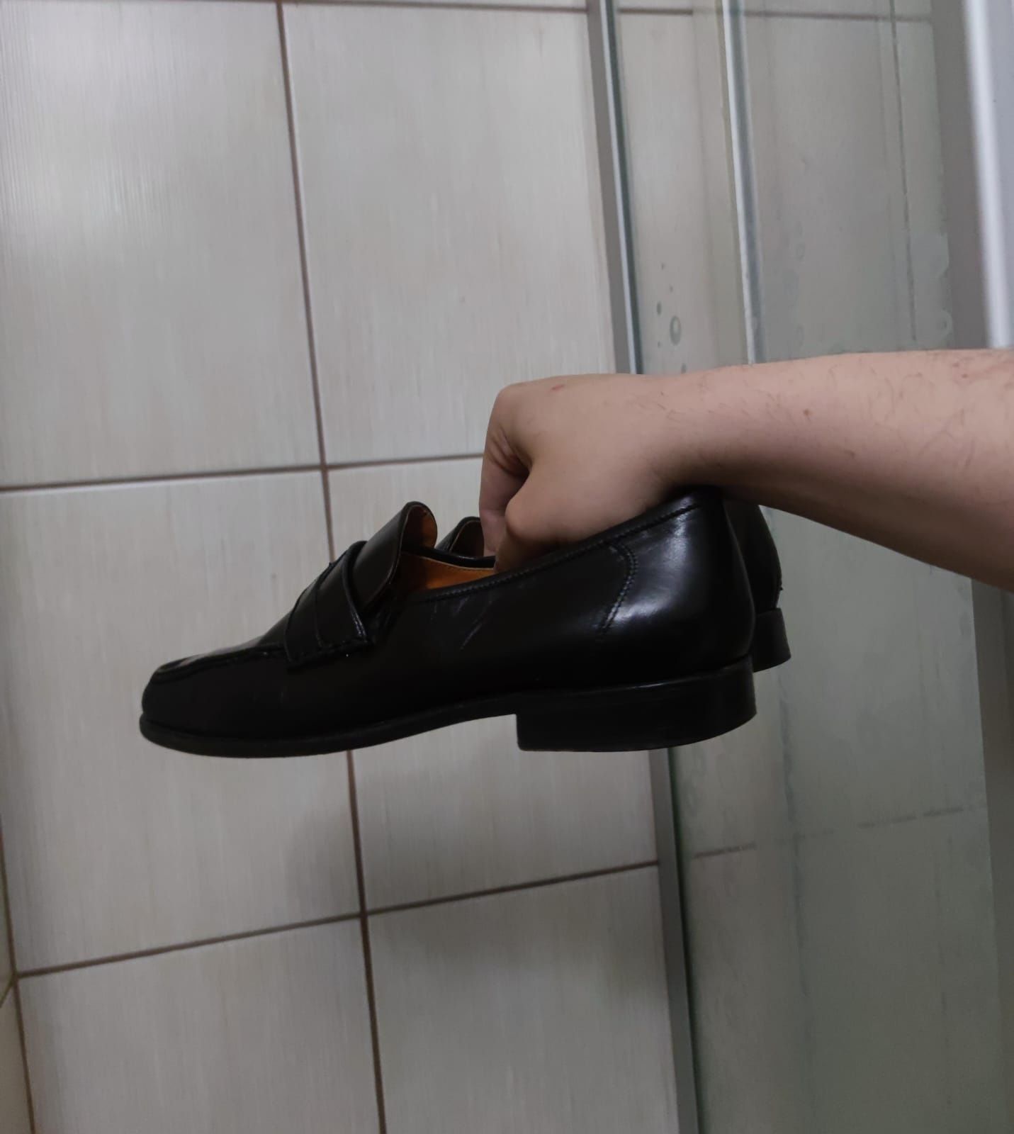 Mokasyny 42 London letnie jesienne buty męskie buty lekkie wsuwane pół