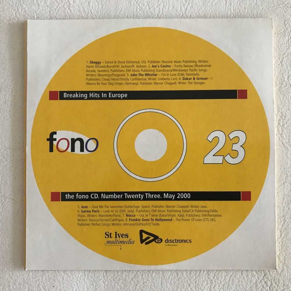 Disco cd Breaking Hits In Europe 2000