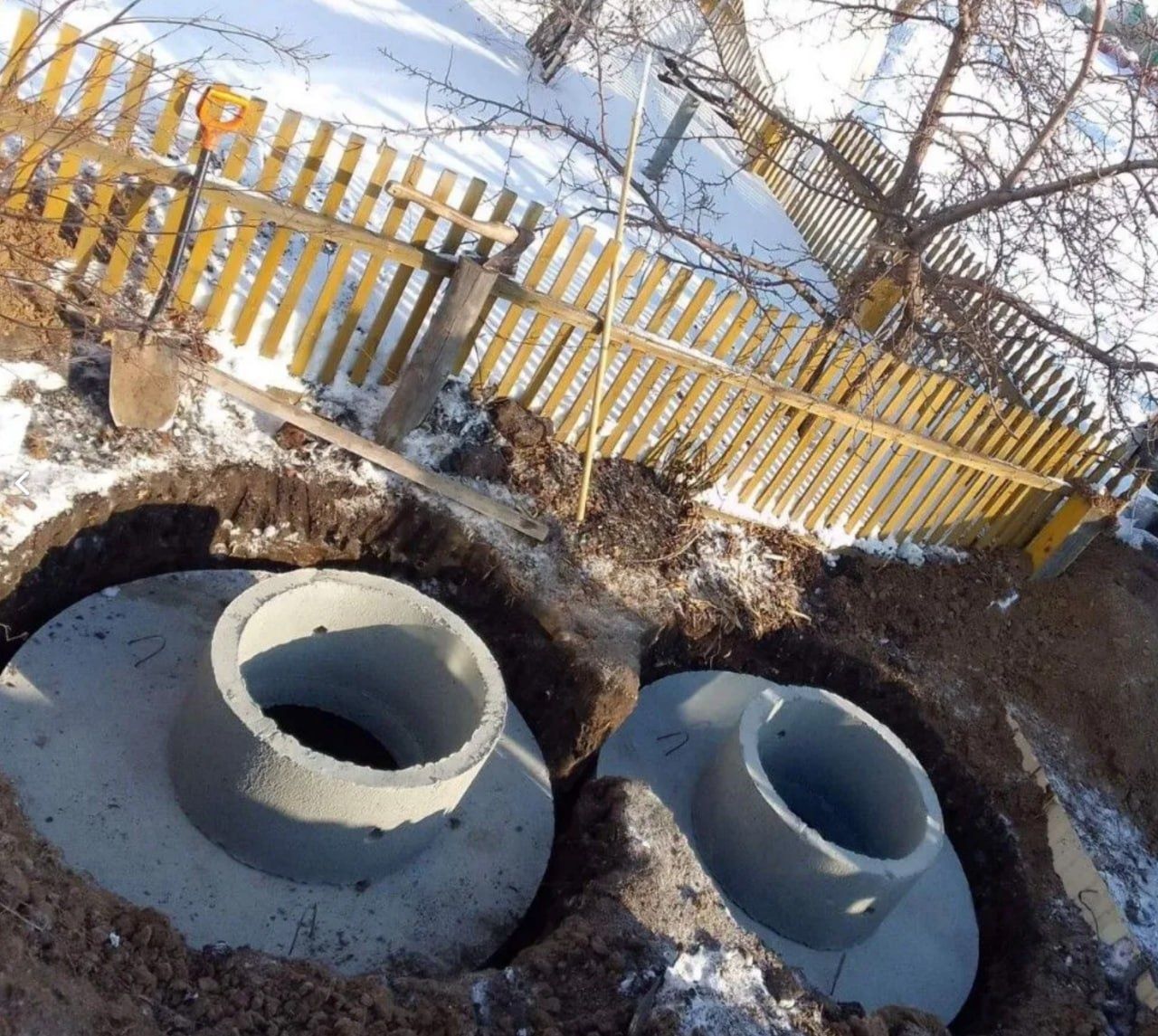 Каналізація з бетонних кілець септик - М550  якісно та швидко