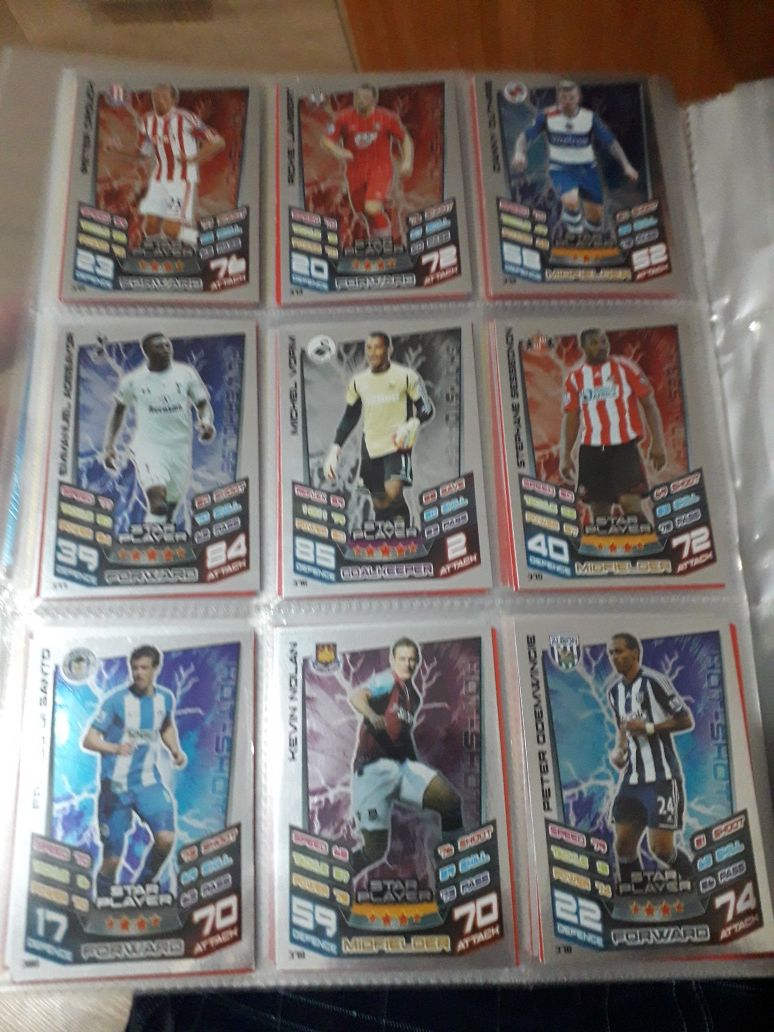 Match Attax 2012/2013 karty STAR PLAYER i STAR SIGNING