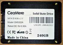 SSD накопитель 240 G для ноутбука 2,5"
