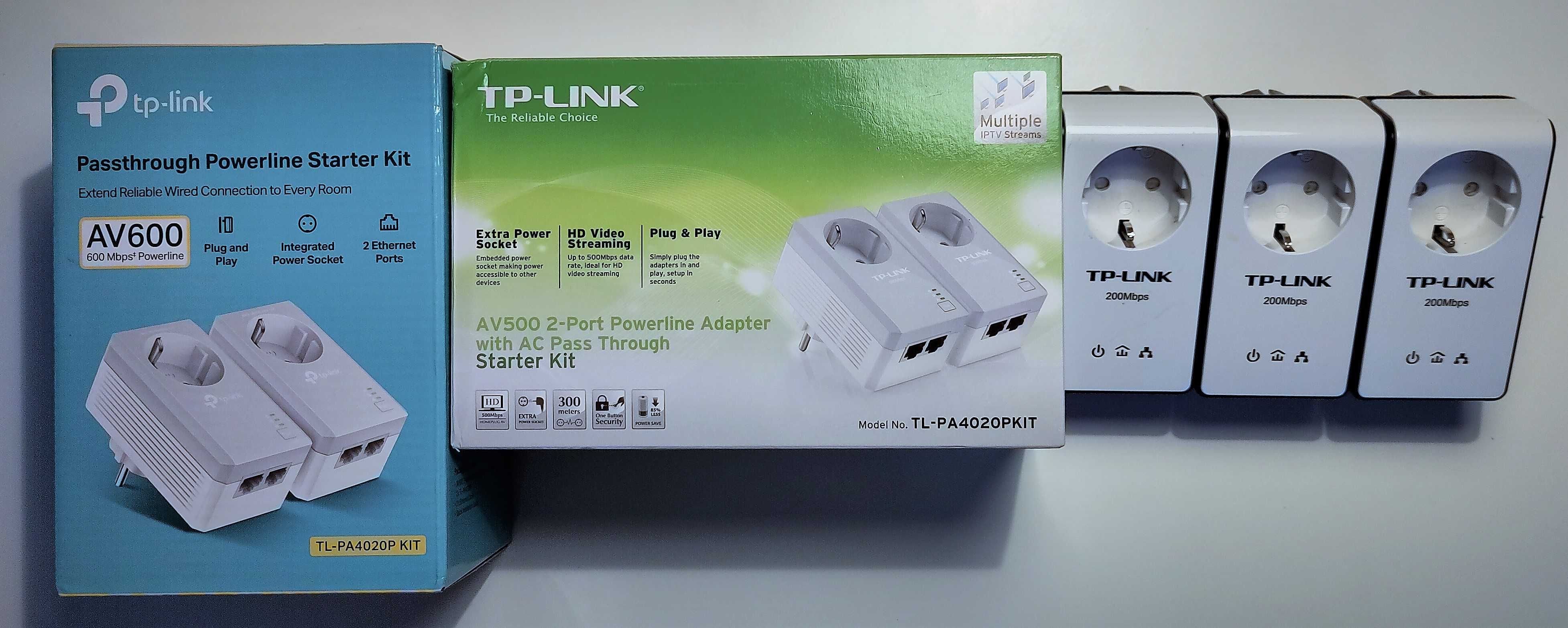 Adaptadores Powerline TP-Link - 7un.