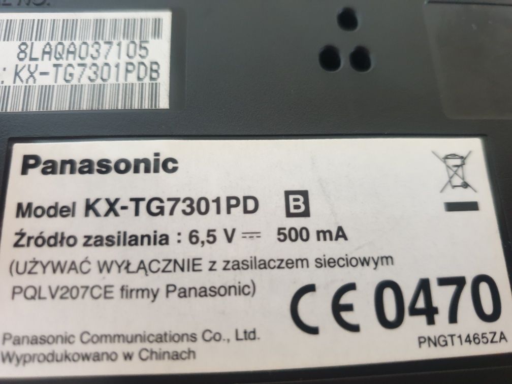 Panasonic KX-TG7301PD telefon bezprzewodowy