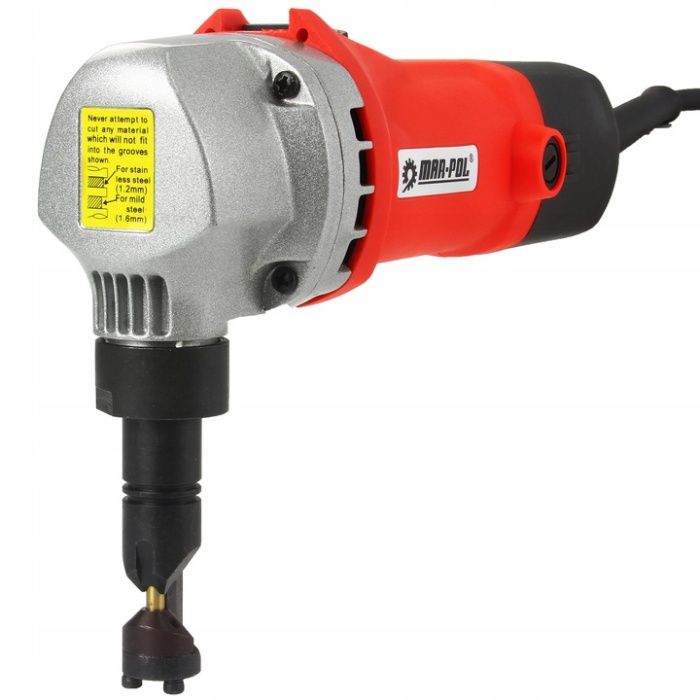 ELEKTRYCZNE NOŻYCE DO CIĘCIA BLACHY 500W + stempel + matryca mar-pol
