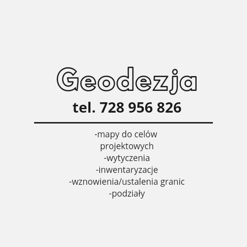 Geodezja  Usługi geodezyjne Geodeta