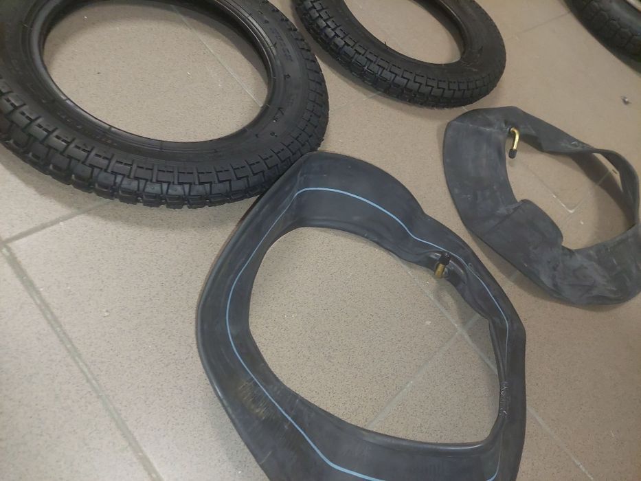 Nowy zestaw naprawczy kola motorynka detki+opony 9"