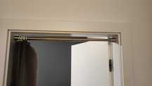 drążek rozporowy do zasłon, stal, 65-100 cm, Ø 23/26