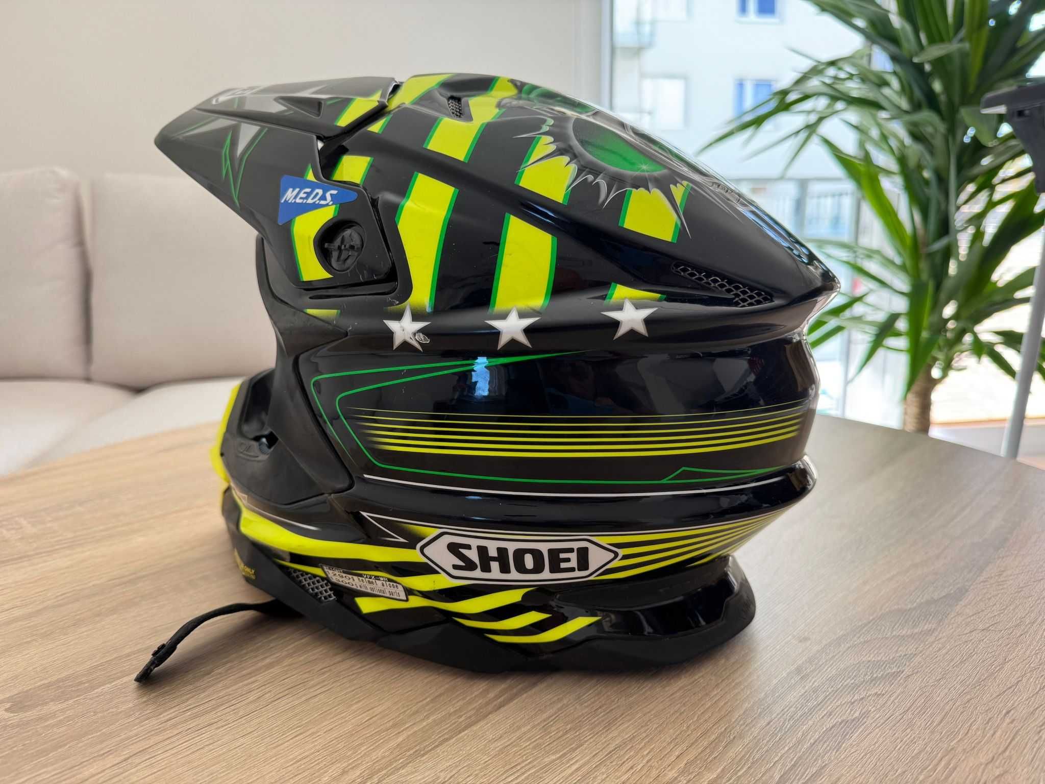Shoei VFX WR Grant3 TC3 off-road helmet