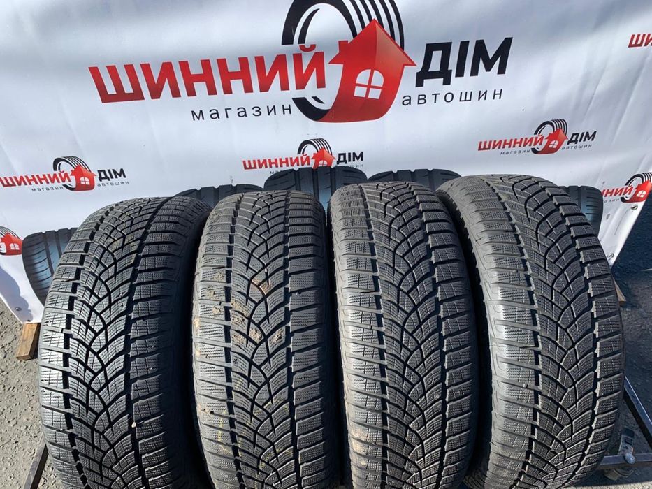 Шини 225/55 R17 пара Goodyear 2022p зима 8/6,7мм