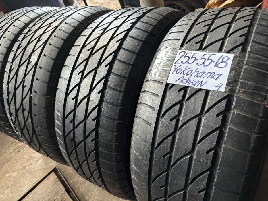 255-55-R18 YOKOHAMA ADVAN SPORT летняя резина 4штуки JAPAN 2022