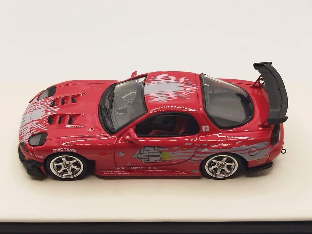 Mini Station Mazda RX-7 Fast and Furious + Figura