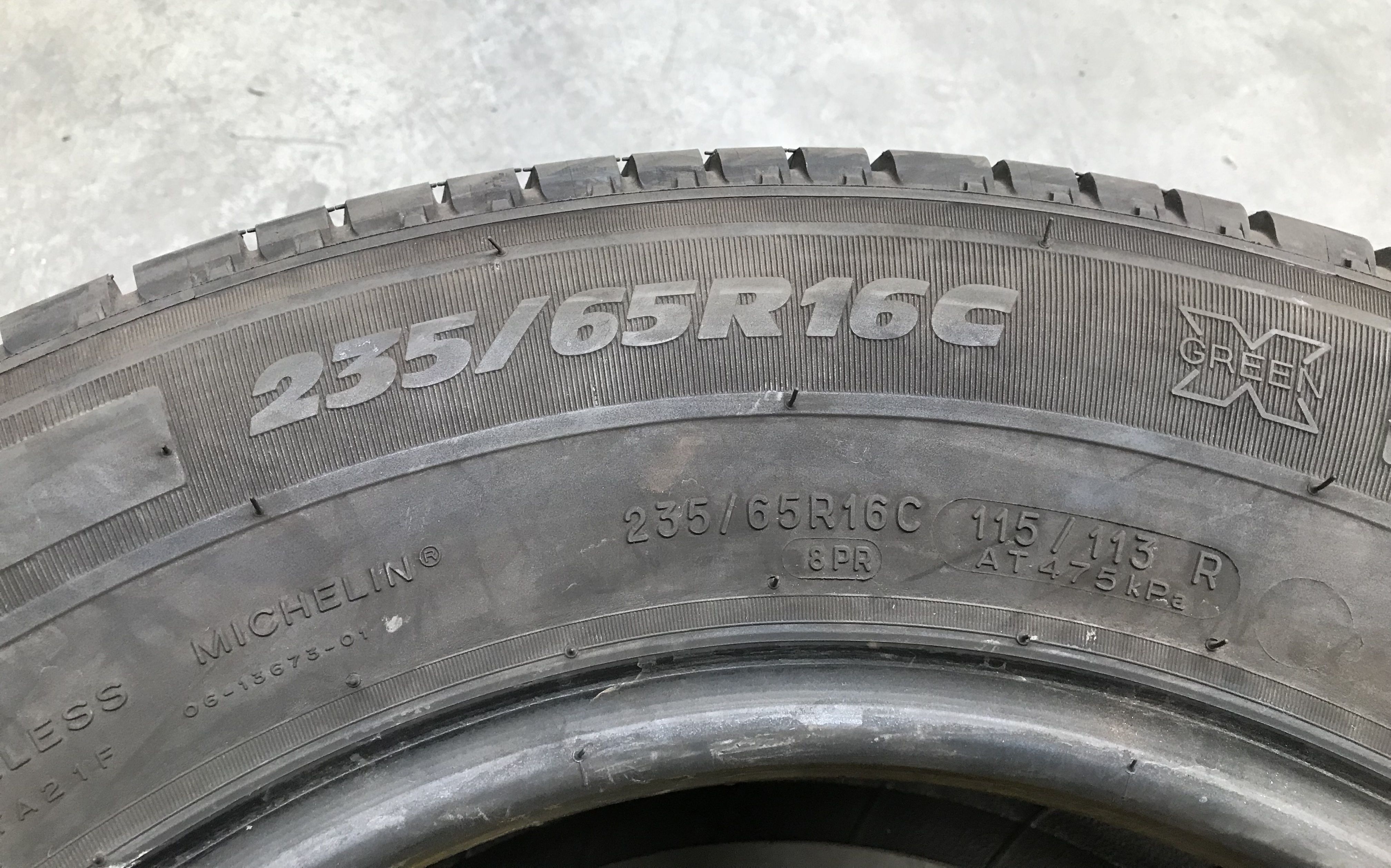 Opony używane letnie 235/65R16C 115/113R Michelin Agilis 6,5mm!