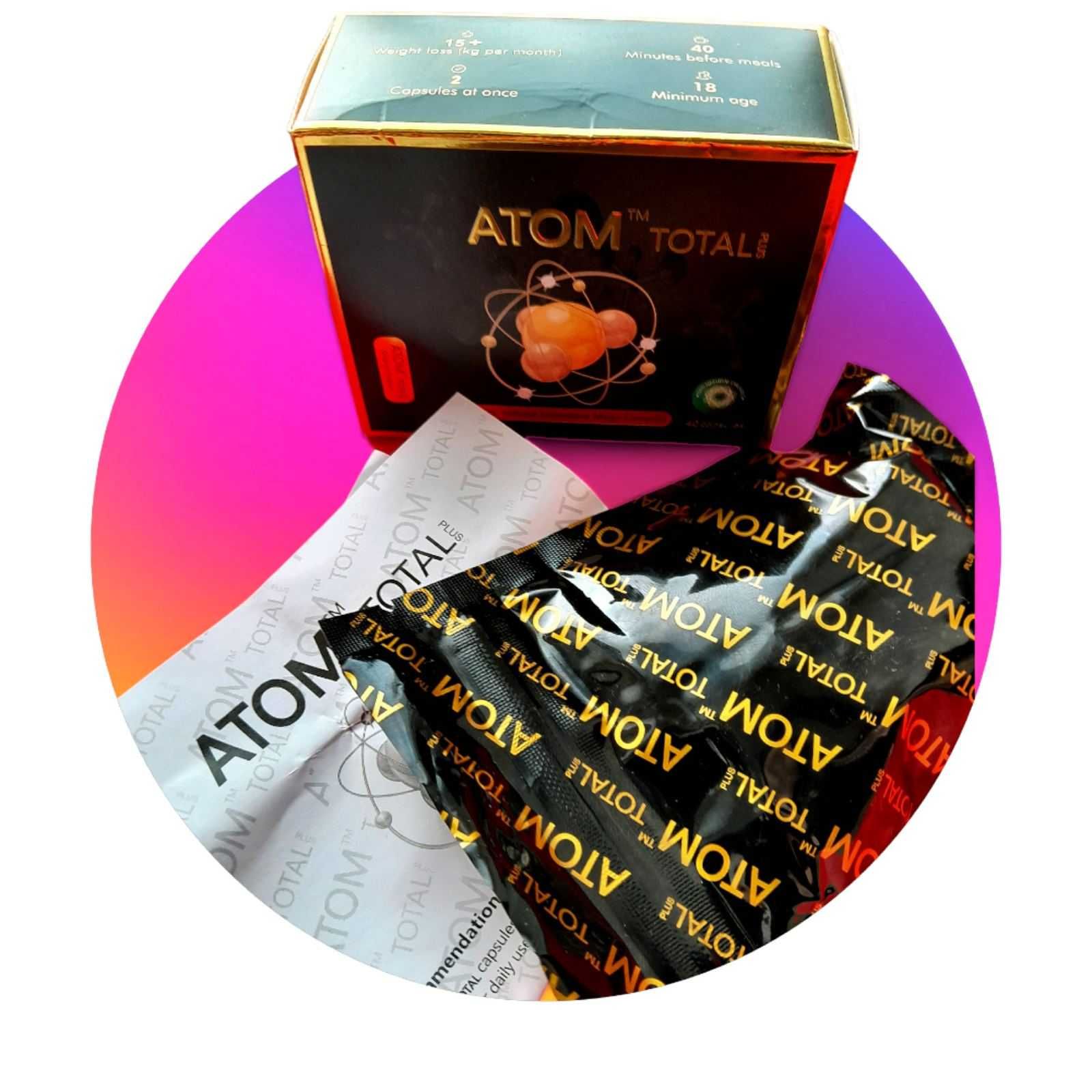 Atom Total Plus капсулы для похудения Атом Тотал Плюс (40 шт) Оригинал