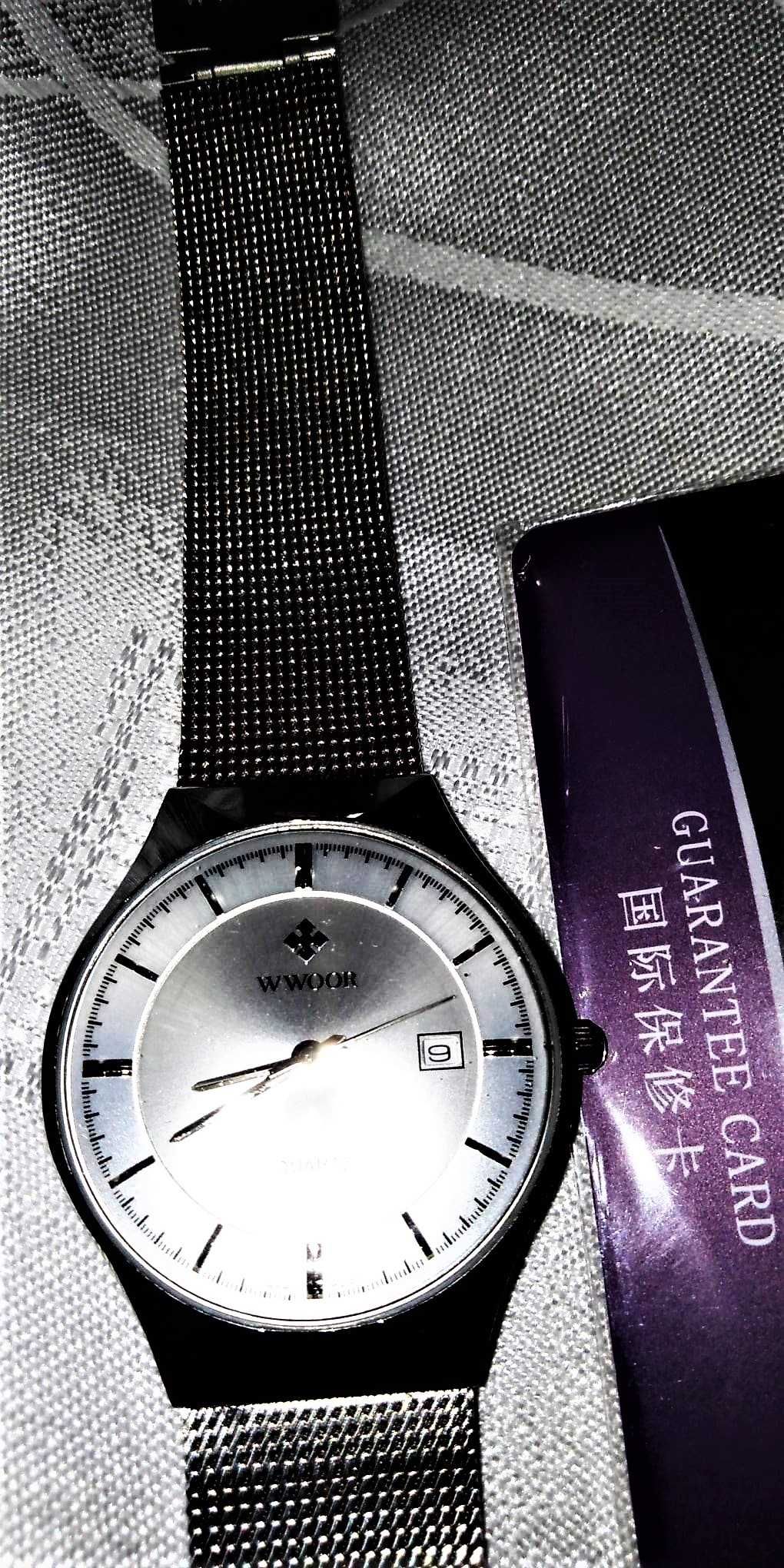 Zegarek męski kwarcowy bransoleta prezent Święta