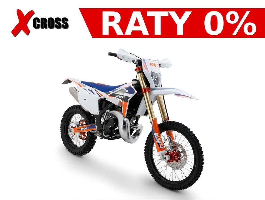 Mocny Cross Kayo KT250 Enduro 2T 39KM Estart Raty Dostawa Promocja
