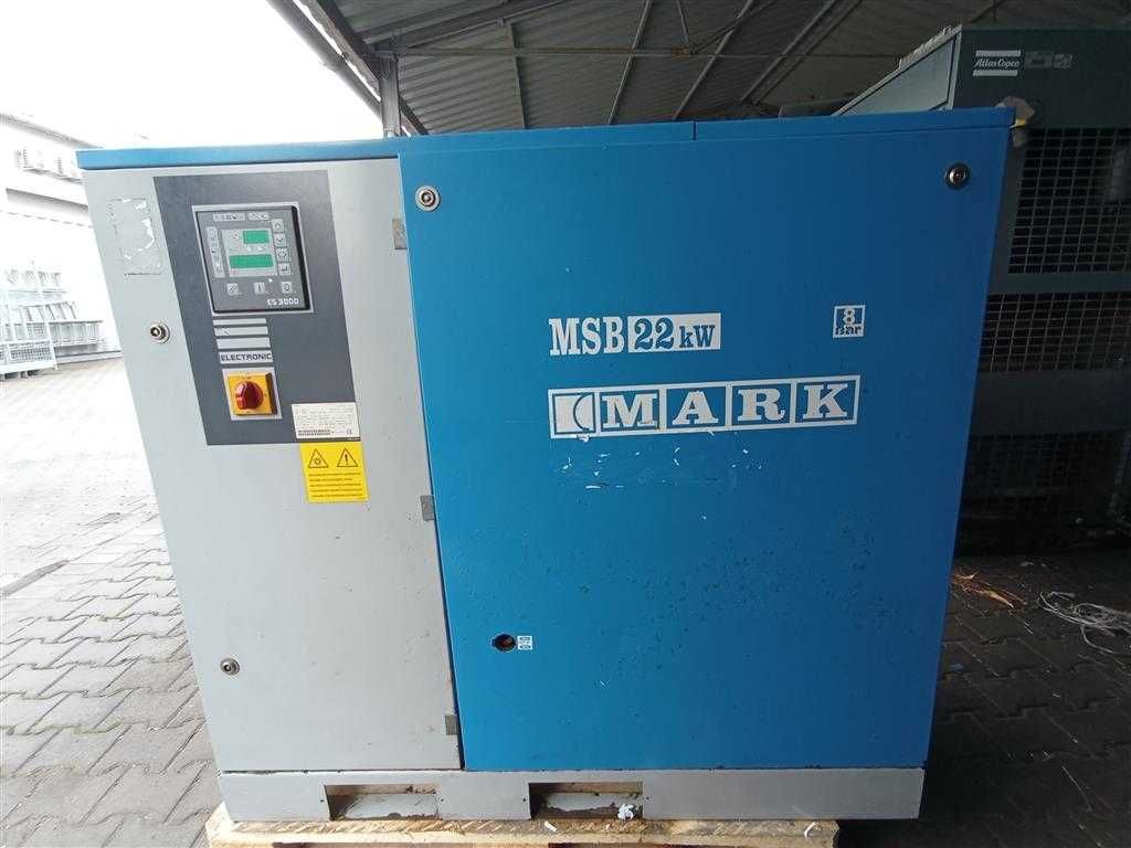 SPRAWNA!!! Sprężarka śrubowa MARK MSB22/8 22kW 3,2m³/min S014182