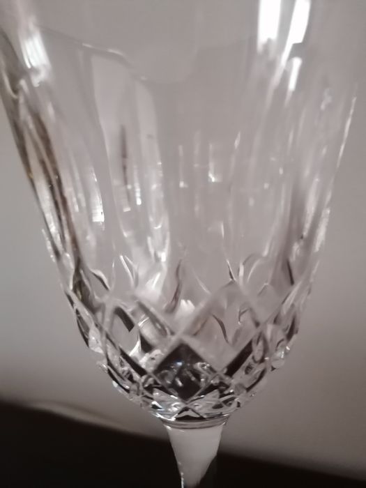 Conjunto de copos, bomboneira e 2 taças cristal D Arques
