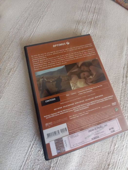 Dvd original Ondas de Paixão de Lars Von Trier