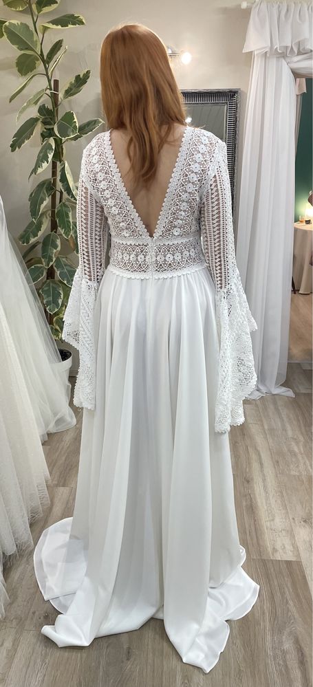 Suknia Ślubna boho roz. M