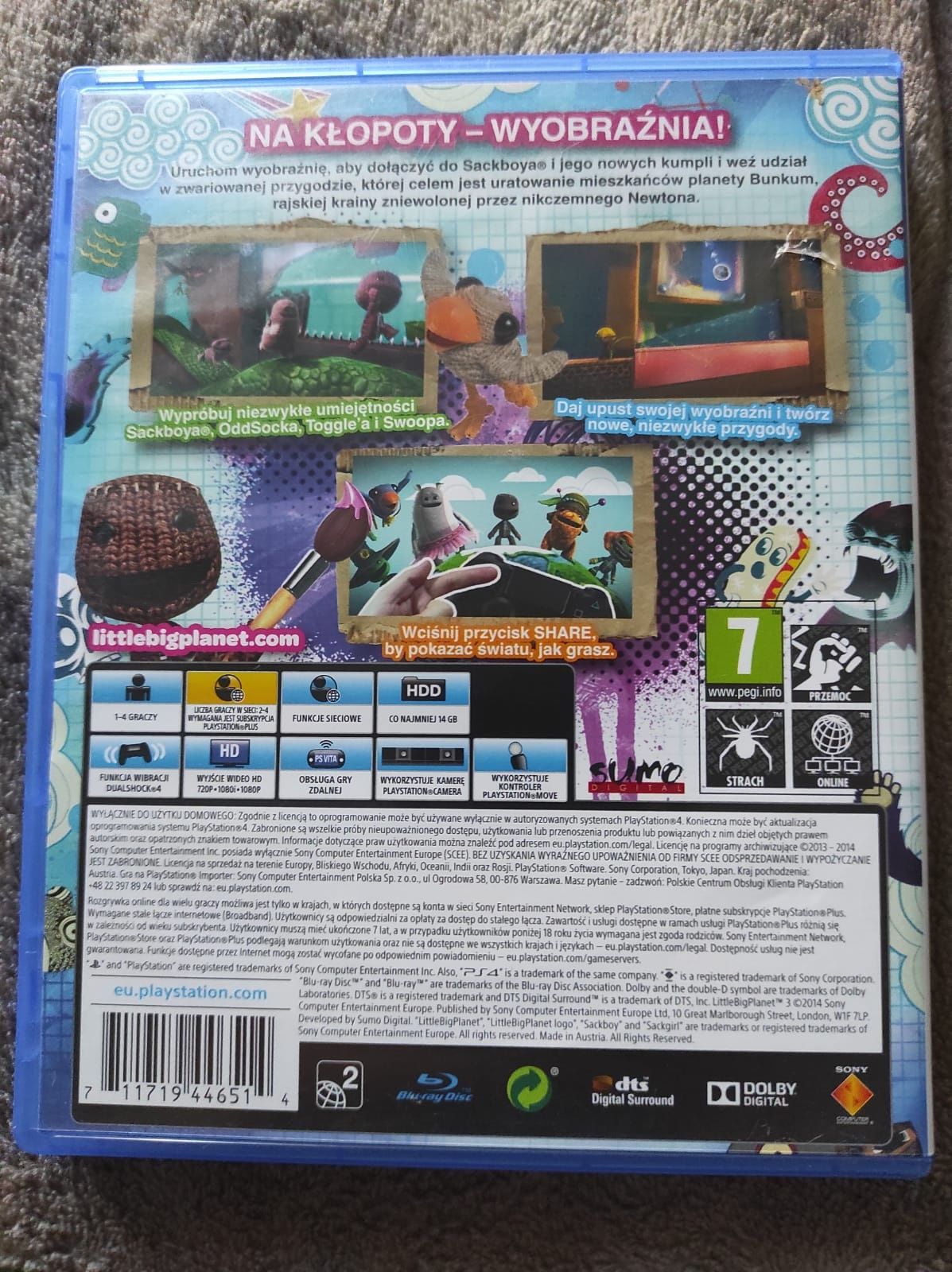 Gra PS4 Little Big Planet3