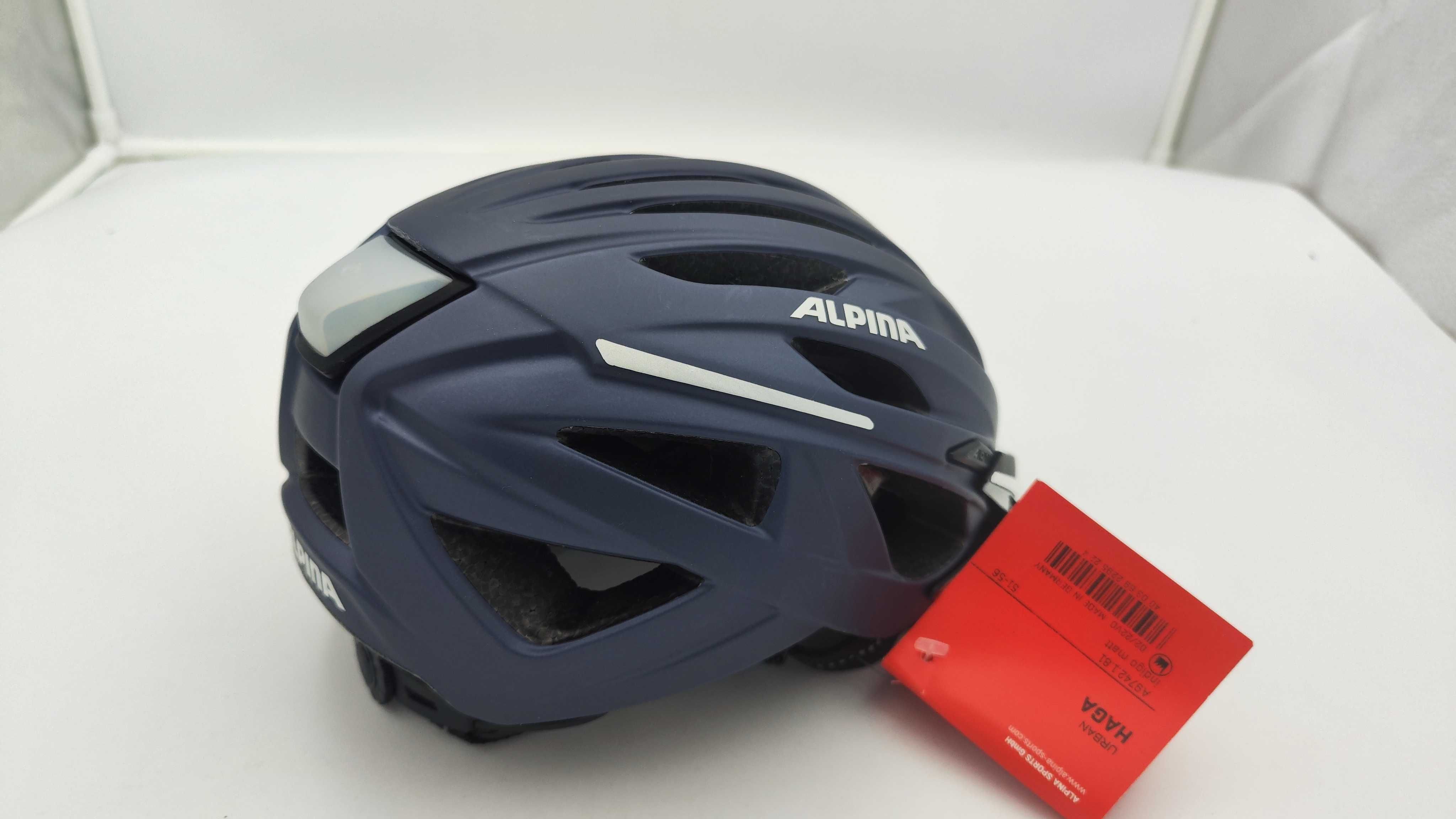 Kask Rowerowy Alpina HAGA  r. 51-56 cm (S36)