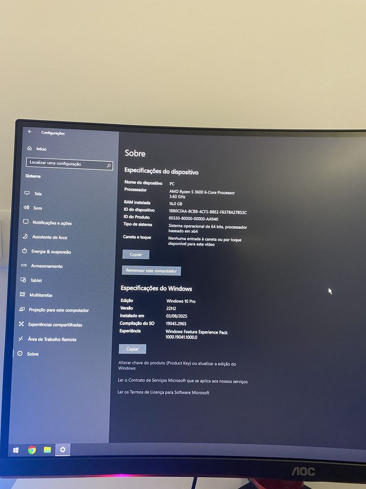 VENDO PC GAMER CONFIRA A DESCRICÃO PARA MAIS INFORMAÇÕES
