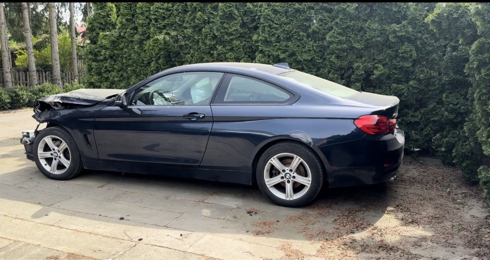 Bmw 428xi xdrive  2015 karoseria czesciowo zdekompletowana