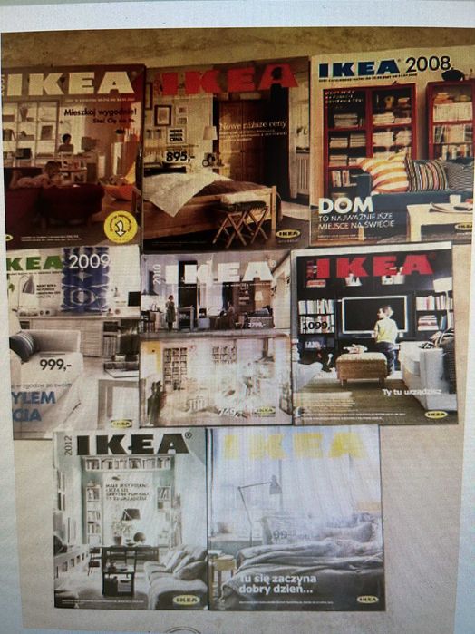 Katalogi IKEA - lata 2001/2015 - 8 sztuk