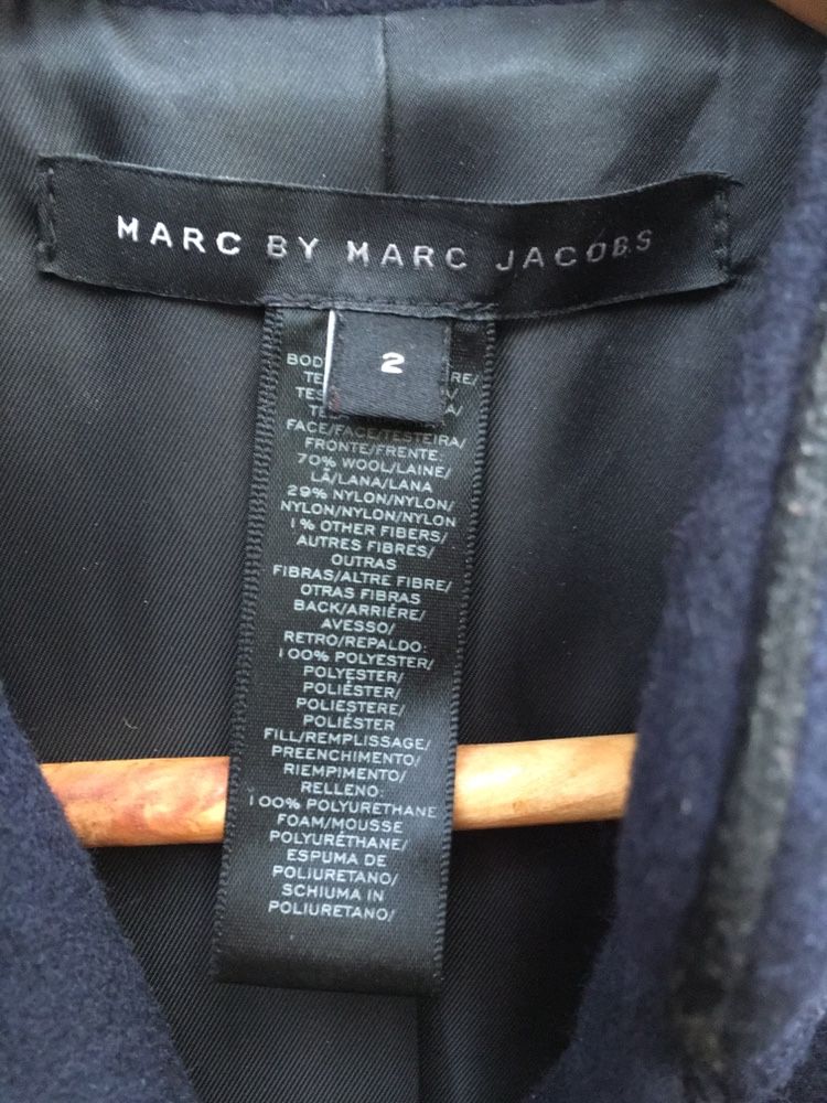 Дизайнерське пальто шерстяне Marc by Marc Jacobs оригінал