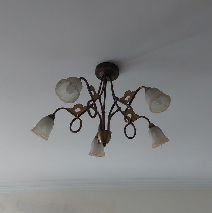 Candeeiro + apliques sala