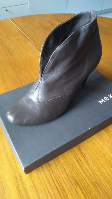 Mexx szare botki z miękkiej skóry r. 41