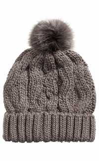 шапка женская H&M осень зима 15% шерсть