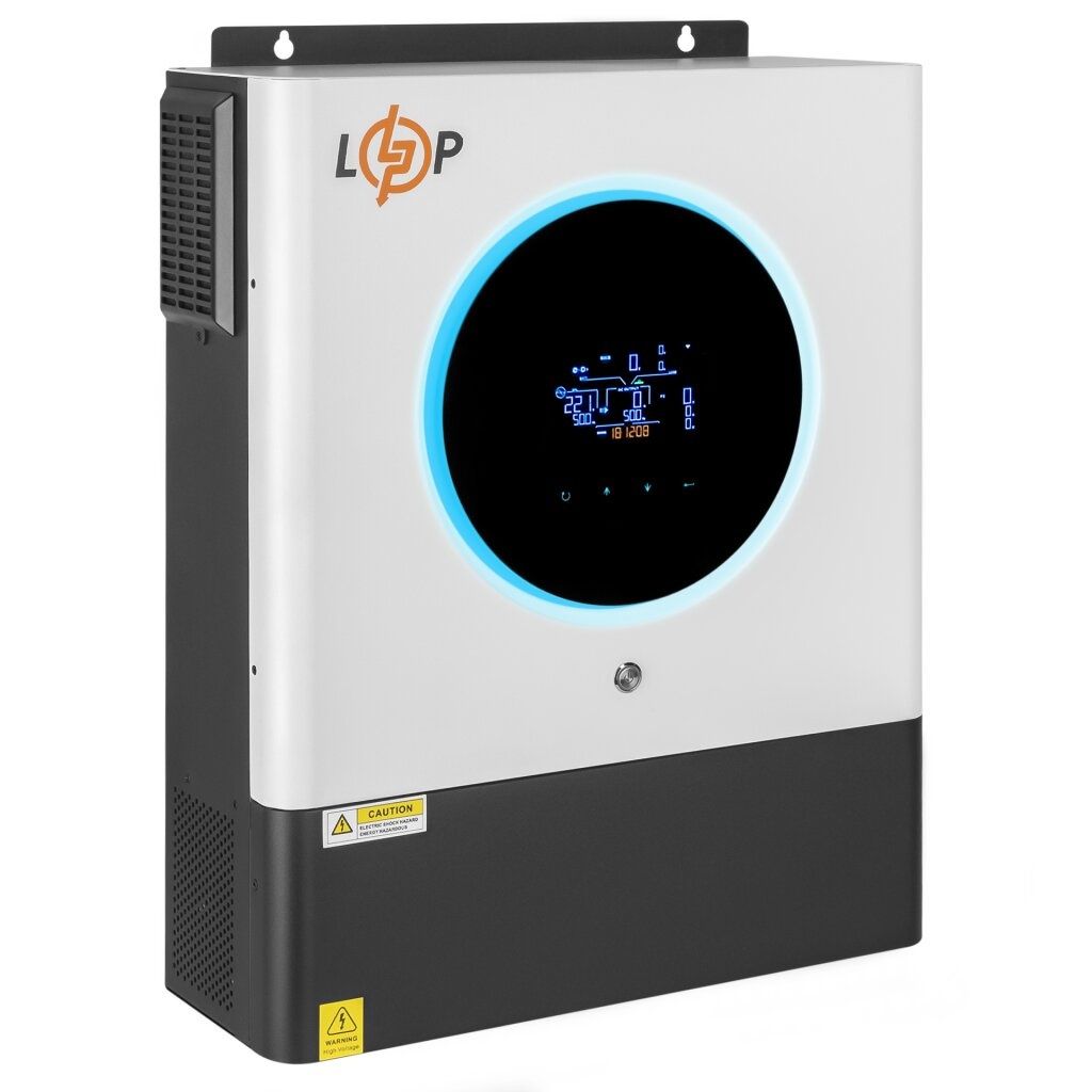 Гібридний сонячний інвертор (ДБЖ) LogicPower LPW-MAXII-8000VA