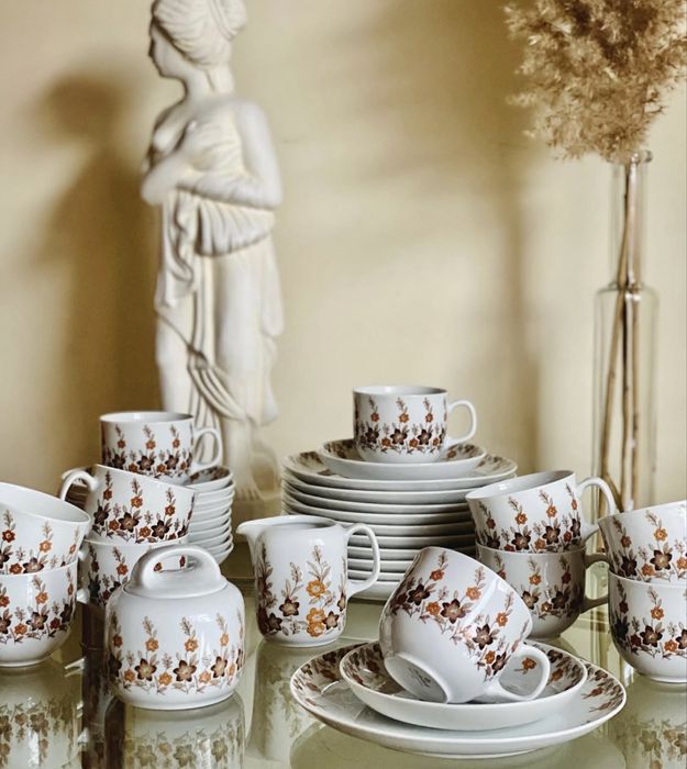 Вінтажний, кавовий набір посуду. 1940 р