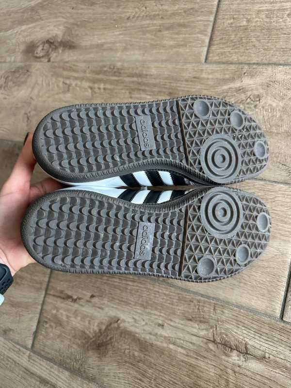 New Buty | Samba og*/ adidas_White Czarne paski / uniseks/ r.42