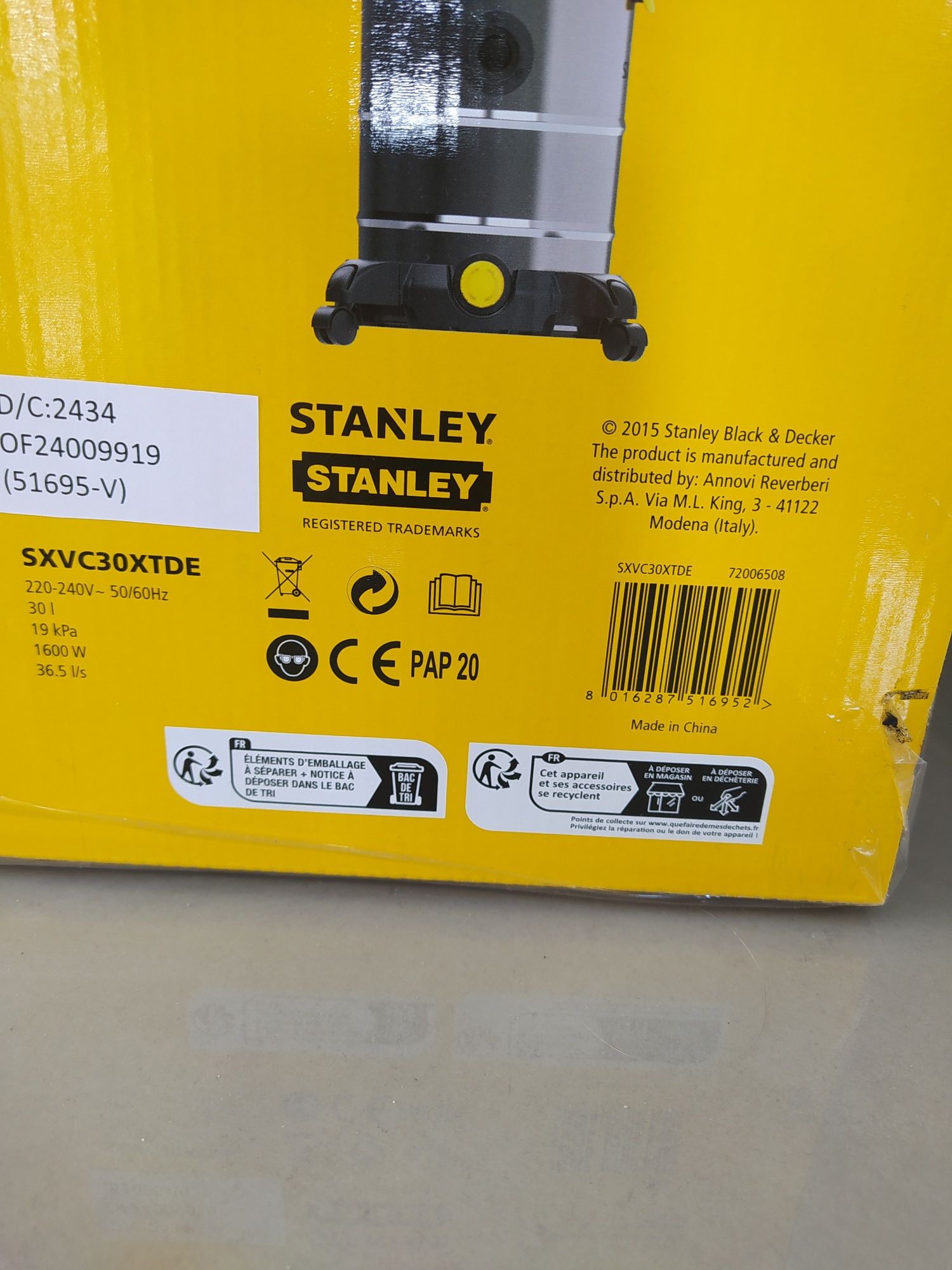 Odkurzacz STANLEY