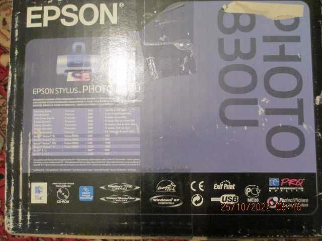 Epson stylus photo 830u фотопринтер б/у без картриджа