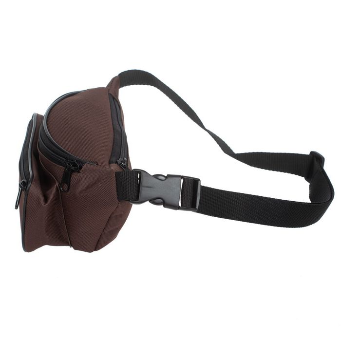 NERKA saszetka biodrówka solidna polska N001 c.brązowa