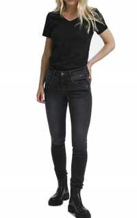 Cream AMALIA jeans strecz rurki black wash 25 XXS/XS
