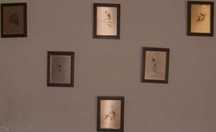 conjunto de quadros pequenos antigos