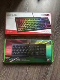 Клавиатура качественная hyperx alloy elite 2 и RAZER Cynosa Lite