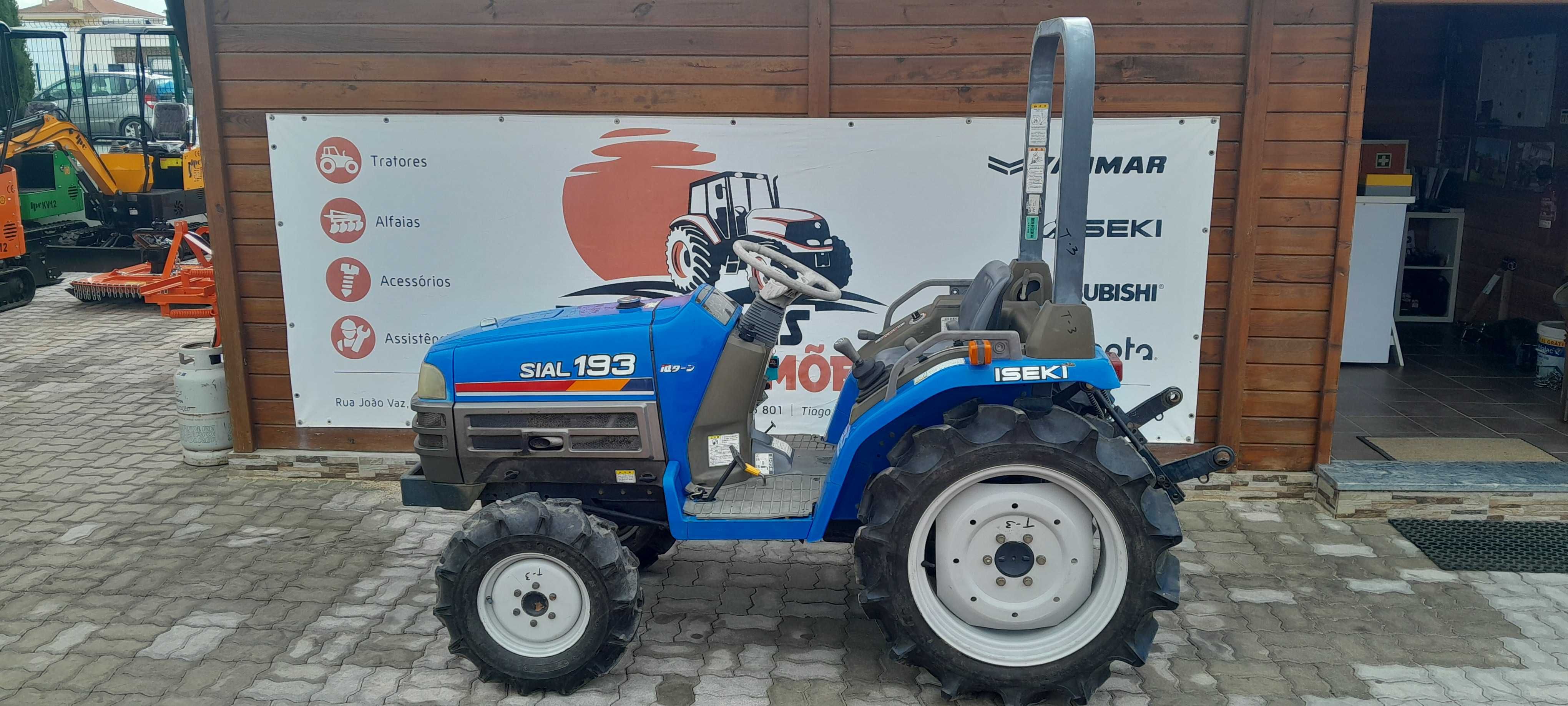 ISEKI TF193, 4x4 com aro de proteção rebatível
