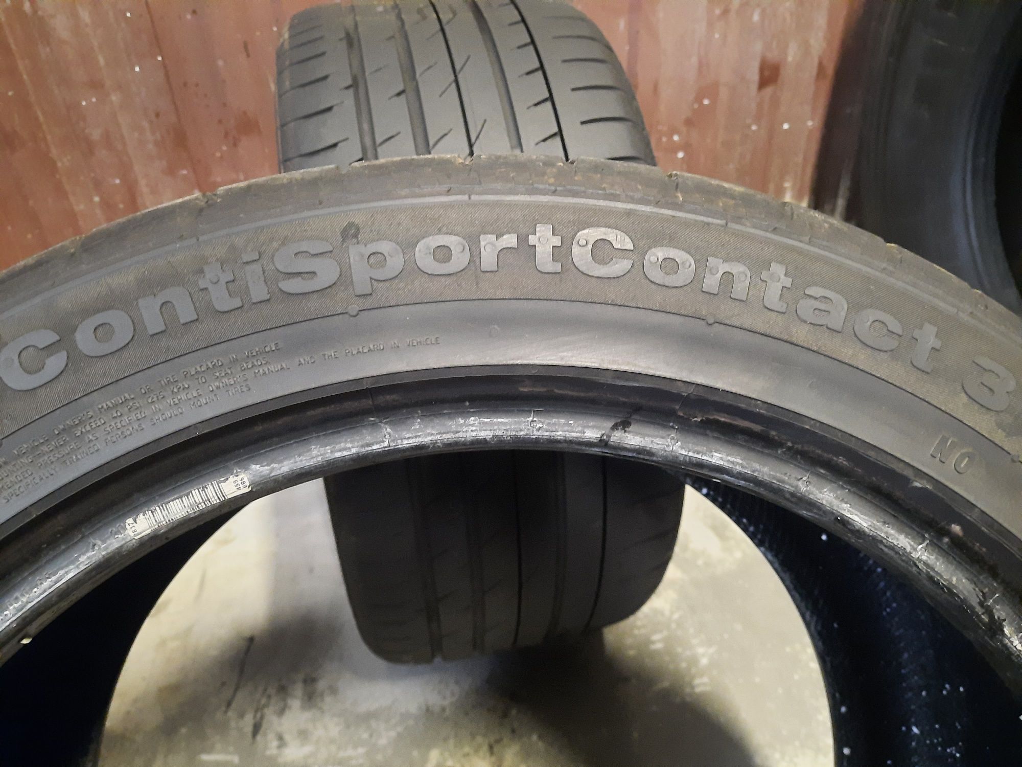 2 opony 285/40 ZR19 Continental Conti Sport Contact 3