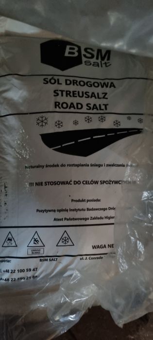 Sól drogowa 25kg PROMO