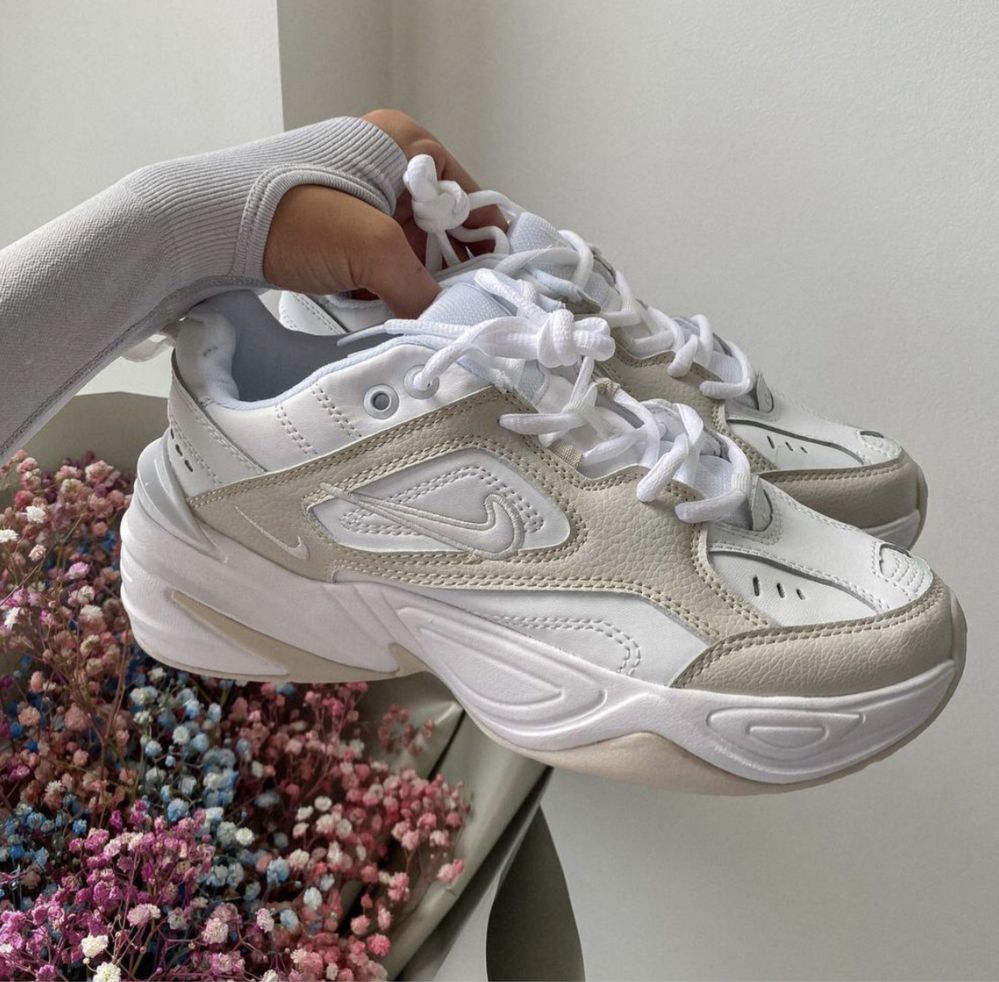 Кросівки Nike M2k Tekno White Beige 36-41 Без передоплати